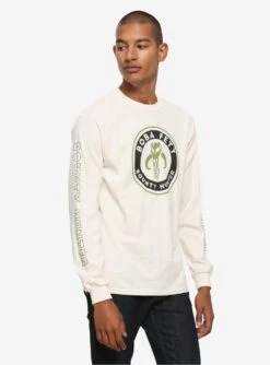 Star Wars Boba Fett Bounty Hunter Cream Long Sleeve T-Shirt