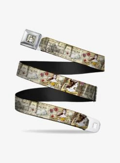Disney Belle Sketch Poses Story Script Seatbelt Belt