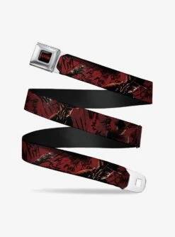 A Nightmare On Elm Street Freddy Quotes & Hand Scratching Seatbelt Belt