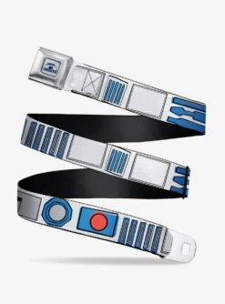 Star Wars R2-D2 Bounding Parts Seatbelt Belt - Adjustable Fashion Accessory