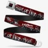 A Nightmare On Elm Street Ready Or Not Freddy Skulls Seatbelt Belt