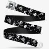 The Nightmare Before Christmas Jack Expressions And Bones Seatbelt Belt