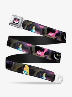 Disney Alice In Wonderland Cheshire Cat Scenes Youth Seatbelt Belt