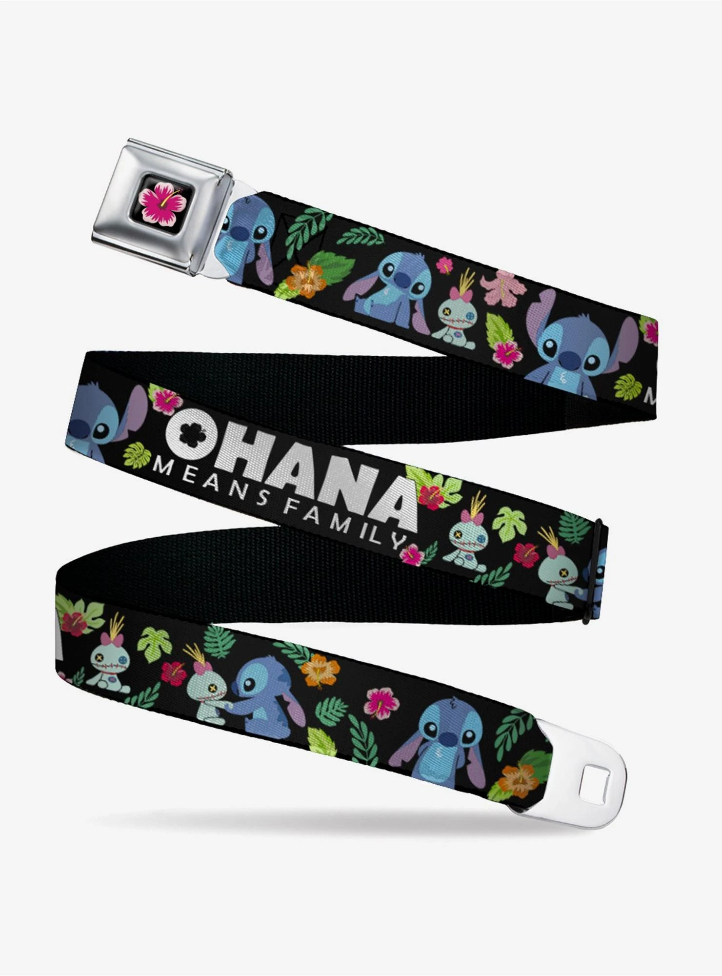 Disney Lilo & Stitch Ohana Means Family Youth Seatbelt Belt 1 Disney Lilo & Stitch Ohana Means Family Youth Seatbelt Belt