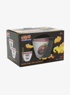 Naruto Shippuden Ichiraku Ramen Bowl with Wooden Chopsticks -BoxLunch Shop 13024239 av3