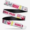 Star Wars Rebel Pilot X-Wing Fighter Youth Seatbelt Belt