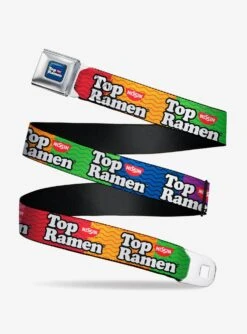 Top Ramen Noodle Wave Blocks Youth Seatbelt Belt