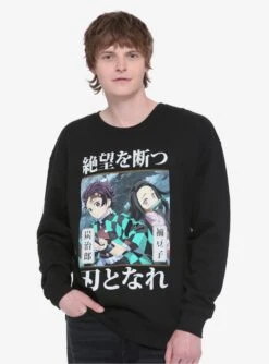 Demon Slayer: Kimetsu no Yaiba Tanjiro & Nezuko Crewneck - BoxLunch Exclusive