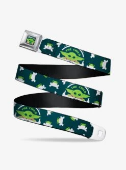 Star Wars The Mandalorian The Child Pod & Frogs Seatbelt Belt