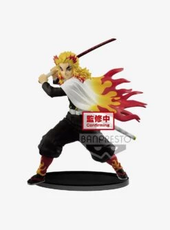 Banpresto Demon Slayer: Kimetsu No Yaiba Vibration Stars Kyojuro Rengoku Figure (Ver. B)
