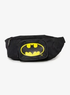 DC Comics Batman Canvas Fanny Pack: Premium Waist & Crossbody Bag
