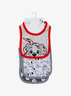 Disney One Hundred and One Dalmatians Puppies Bib Set - 3-Pack BoxLunch Exclusive -BoxLunch Shop 14694833 av2