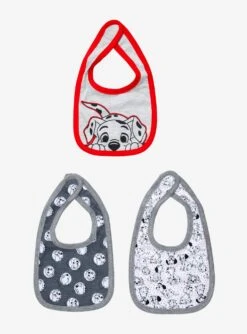 Disney One Hundred and One Dalmatians Puppies Bib Set - 3-Pack BoxLunch Exclusive