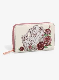 Loungefly Disney Beauty and the Beast Floral Wallet - BoxLunch Exclusive