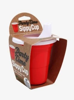 Iconic Red Sippy Cup for Toddlers - Mess-Free Party Style Mug -BoxLunch Shop 15087700 av2