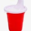 Iconic Red Sippy Cup for Toddlers - Mess-Free Party Style Mug