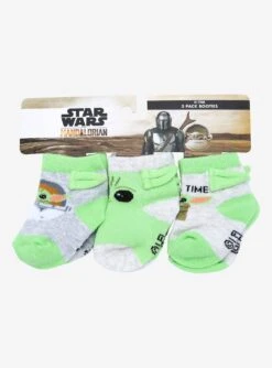 Star Wars The Mandalorian The Child Infant 3-Pair Sock Set - BoxLunch Exclusive -BoxLunch Shop 15411486 av3