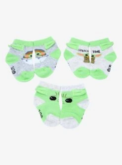 Star Wars The Mandalorian The Child Infant 3-Pair Sock Set - BoxLunch Exclusive