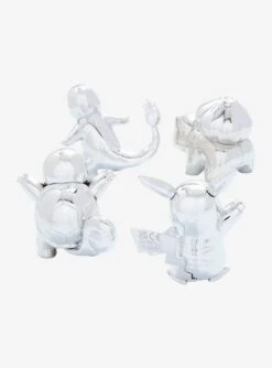 Pokémon 25th Anniversary Kanto Starters Blind Box Silver Battle Figure -BoxLunch Shop 15462748 av2