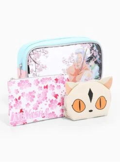 InuYasha Sakura Flowers 3-Piece Cosmetic Bag Set - BoxLunch Exclusive