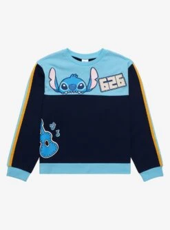 Disney Lilo & Stitch Experiment 626 Youth Panel Crewneck - BoxLunch Exclusive