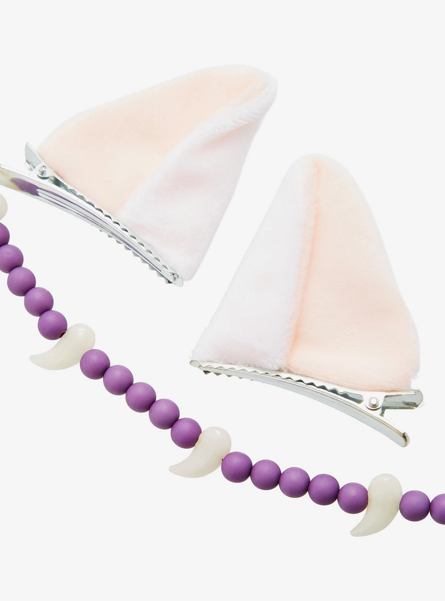 InuYasha Ears Hair Clip & Necklace Set - BoxLunch Exclusive 2 InuYasha Ears Hair Clip & Necklace Set - BoxLunch Exclusive - Image 2