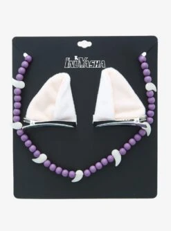 InuYasha Ears Hair Clip & Necklace Set - BoxLunch Exclusive 5 InuYasha Ears Hair Clip & Necklace Set - BoxLunch Exclusive -BoxLunch Shop 15843353 av2