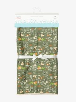 Disney Peter Pan Chibi Characters Allover Print Swaddle Blanket 7 Disney Peter Pan Chibi Characters Allover Print Swaddle Blanket -BoxLunch Shop 15894429 av3
