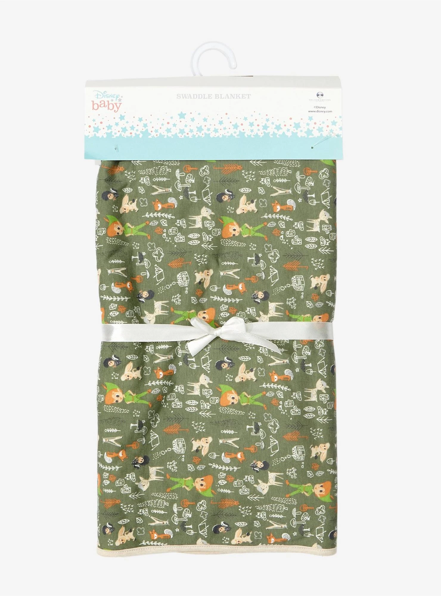Disney Peter Pan Chibi Characters Allover Print Swaddle Blanket 4 Disney Peter Pan Chibi Characters Allover Print Swaddle Blanket - Image 4