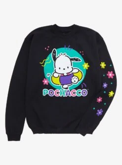 Sanrio Pochacco Summer Floral Crewneck Sweatshirt - BoxLunch Exclusive