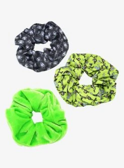 Danny Phantom Skulls & Ghosts 3-Piece Scrunchy Set - BoxLunch Exclusive