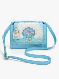 Danielle Nicole The Little Mermaid Ship In A Bottle Crossbody Bag - BoxLunch Exclusive