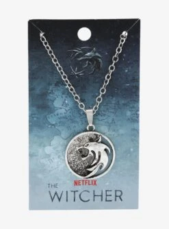 The Witcher Geralt Gwynbleidd Symbol Necklace - BoxLunch Exclusive -BoxLunch Shop 16327709 av2