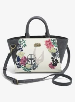 Star Wars The Mandalorian Boba Fett & Mando Floral Handbag - BoxLunch Exclusive