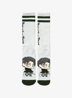 Attack on Titan Levi Chibi Crew Socks - BoxLunch Exclusive