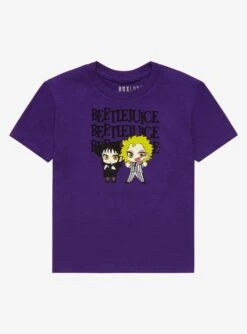 Beetlejuice Chibi Lydia & Beetlejuice Toddler T-Shirt - BoxLunch Exclusive