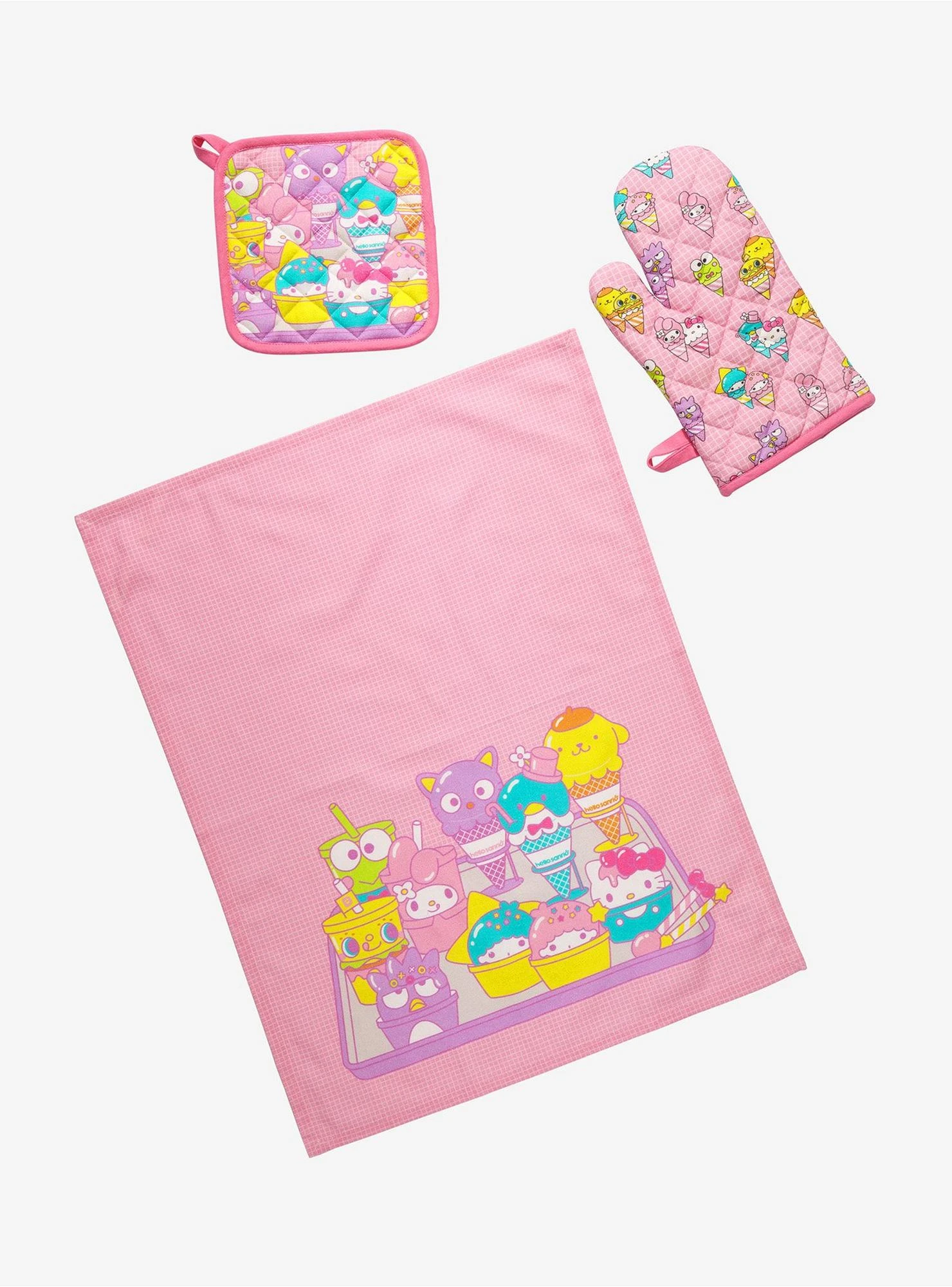Sanrio Hello Kitty & Friends Ice Cream 3-Piece Kitchen Set - BoxLunch Exclusive 2 Sanrio Hello Kitty & Friends Ice Cream 3-Piece Kitchen Set - BoxLunch Exclusive - Image 2