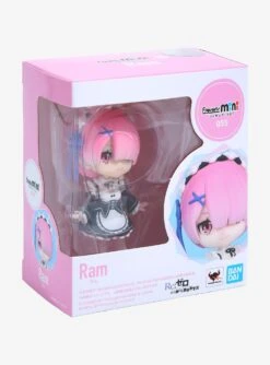 Bandai Spirits Re:Zero - Starting Life In Another World Figuarts Mini Ram Figure -BoxLunch Shop 16858862 av3