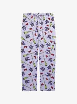 Studio Ghibli Kiki's Delivery Service Jiji & Icons Allover Print Sleep Pants