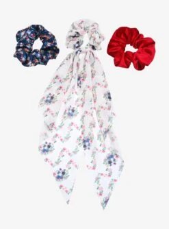 Disney Snow White and the Seven Dwarfs Allover Print Scrunchy Set - 3-Pack