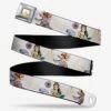 Disney Beauty and the Beast Belle Flowers Seatbelt Belt