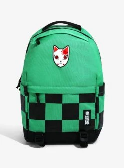 Demon Slayer Tanjiro Kamado Training Mask Built-Up Backpack