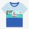 Studio Ghibli Ponyo Sosuke & Ponyo Boat Panel Toddler T-Shirt - BoxLunch Exclusive