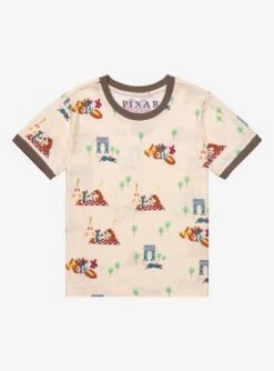 Disney Pixar Ratatouille Remy & Emile Scenic Allover Print Toddler T-Shirt