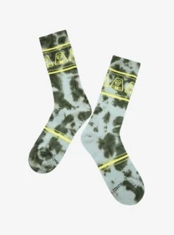 Avatar: The Last Airbender Earthbending Symbol Tie-Dye Crew Socks