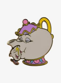 Disney Beauty And The Beast Chip & Mrs. Potts Enamel Pin - BoxLunch Exclusive