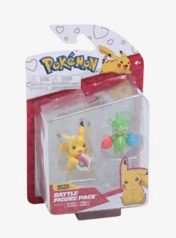 Pokémon Pikachu & Roselia Battle Figure Set