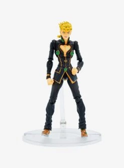 JoJo’s Bizarre Adventure Super Action Statue Giorno Giovanna (Black Ver.) Figure