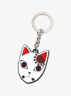 Demon Slayer: Kimetsu No Yaiba Tanjiro Kamado Warding Mask Keychain - BoxLunch Exclusive