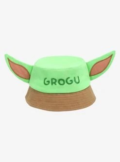 Star Wars The Mandalorian Grogu Youth Eared Bucket Hat - BoxLunch Exclusive